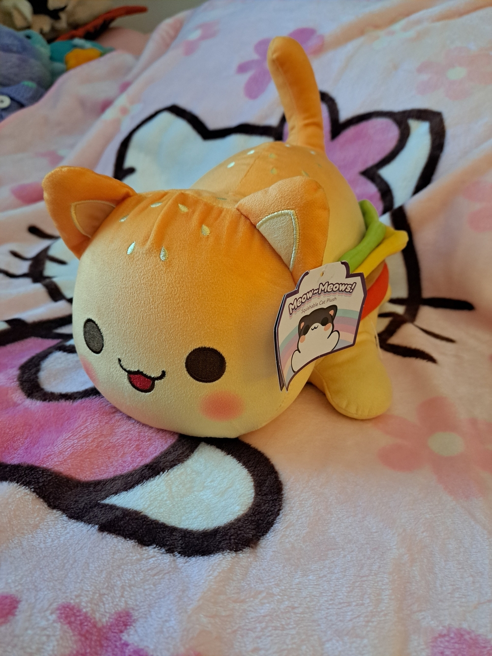 Retired 11" Meow Meow Cheeseburger Plush